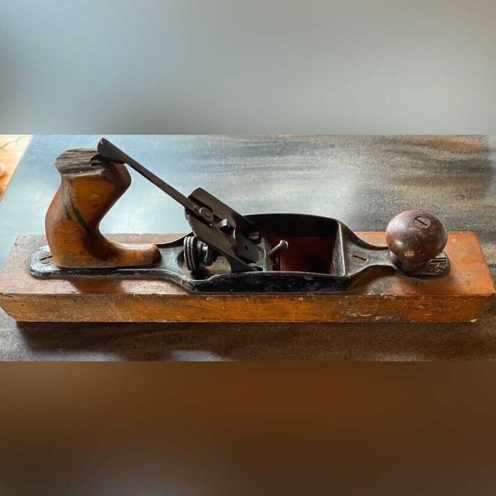 Bailey Wood Plane 15” X 3” Antique Vintage Carpentry Woodworking